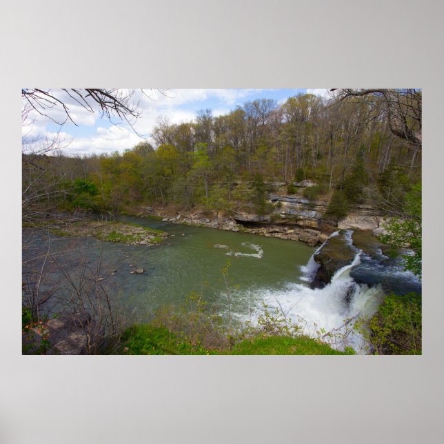 Cataract Falls, Upper Falls, Indiana Poster (Vorne)