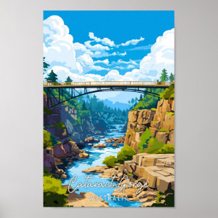 Cataract Gorge Australia - Nationalparkprojekt des Poster