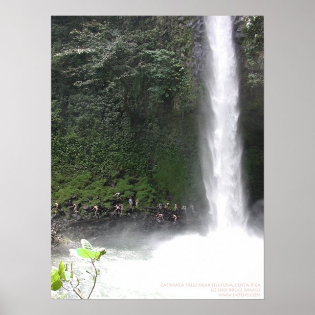 Catarata Falls near Fortuna, Costa Rica Poster (Vorne)