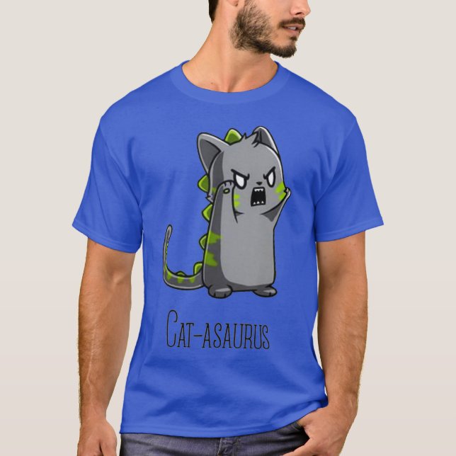 Catasaurus Kitten Kitty Dinosaur T-Rex Dino Cat T-Shirt (Vorderseite)