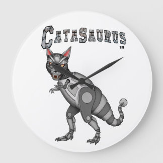 Catasaurus-Uhr Große Wanduhr