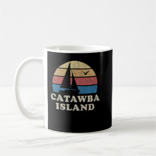 Catawba Island OH Vintage-Segelboot 70er Jahre Thr Kaffeetasse