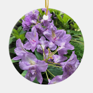Catawbiense Boursault Rhododendrons, Oregon Keramik Ornament
