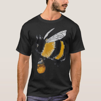 Catbee-Hybrid-Kunst Lustige Whimsical-Tier-Gehirnv T-Shirt