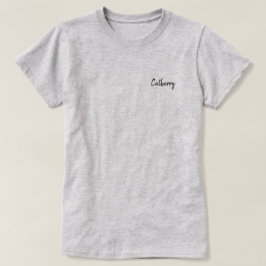 Catberry Einfaches Stil T-Shirt