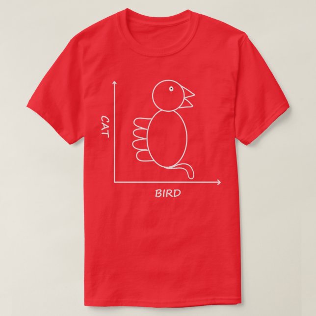 CatBird-Grafik T-Shirt (Design vorne)