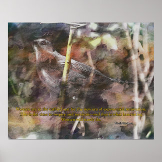 Catbird mit Vivek Wadwha Zitat Poster