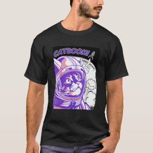 CATBOOM Ich brauche Platz Astronaut Katzen im Rau T-Shirt