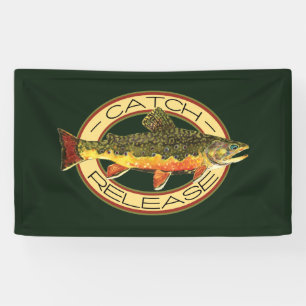 Catch and Release Bachforellen-Angeln Banner