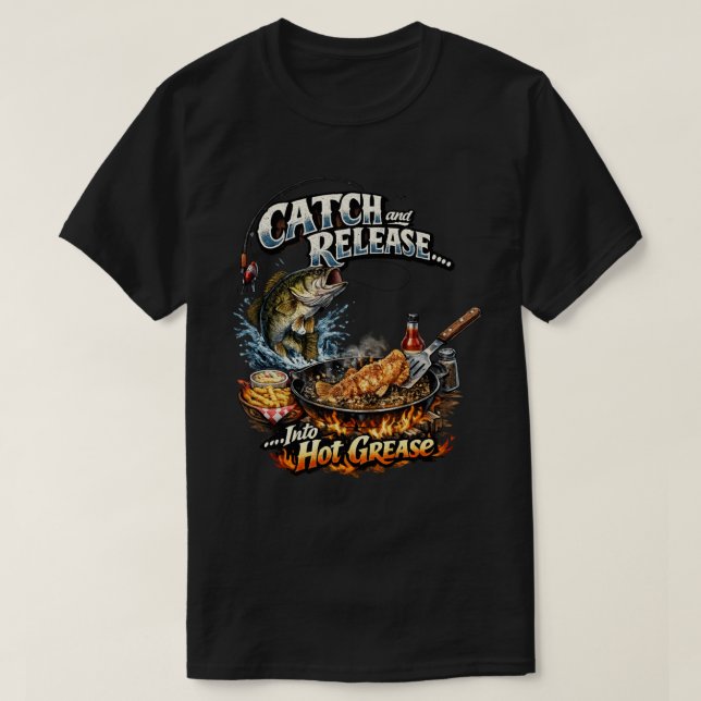 Catch and Release Fischer T-Shirt  (Design vorne)