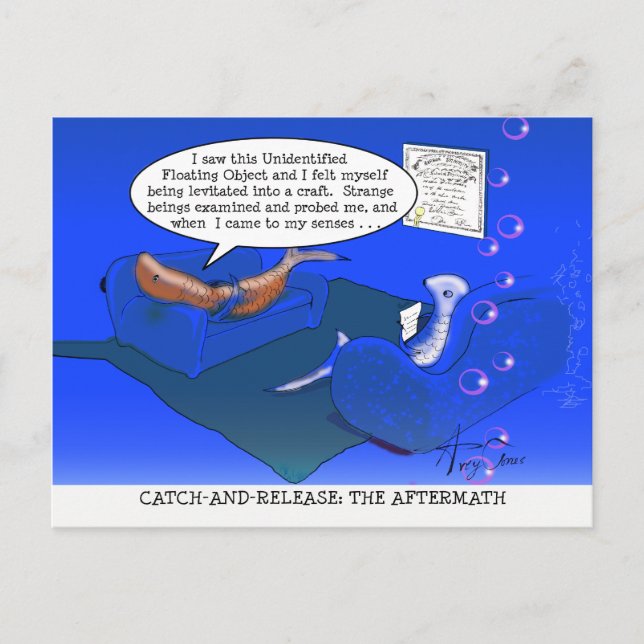 Catch-and-Release-Postkarte Postkarte (Vorderseite)