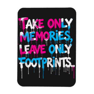 Catch Flights Not Feelings Regenbogen Graffiti Zit Magnet