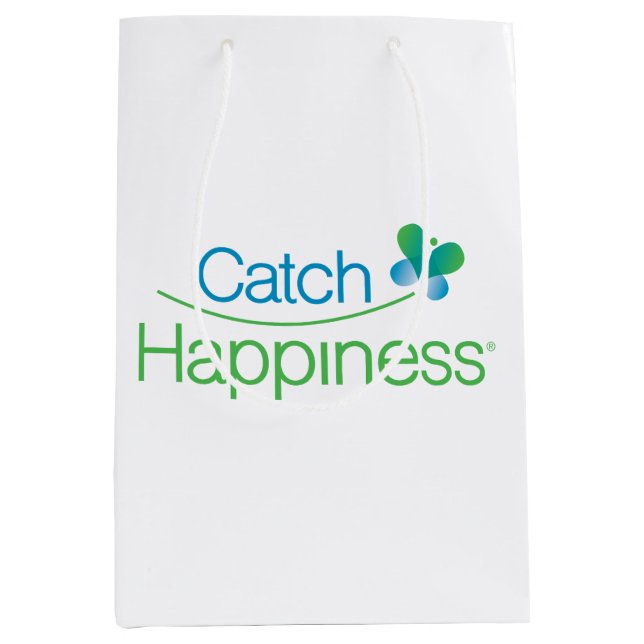 Catch Happiness® Gift Bag  Mittlere Geschenktüte (Vorderseite)
