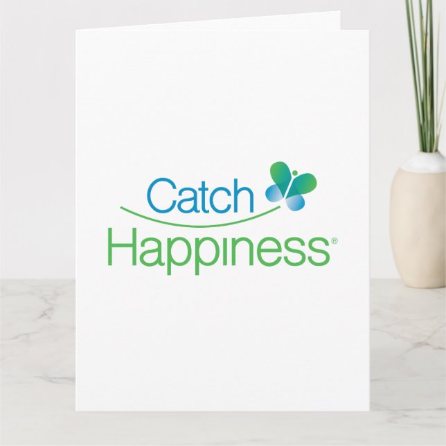 Catch Happiness® Karte ~ Innen leer  (Vorderseite)