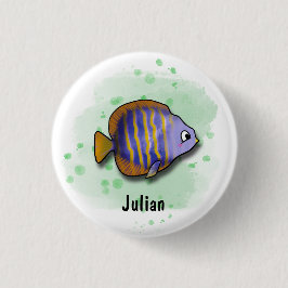 Catch the Fun with Saltwater Fish Button