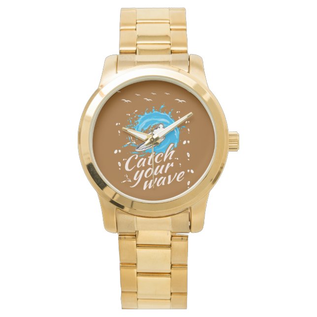 Catch Your Wave Armbanduhr (Vorderseite)