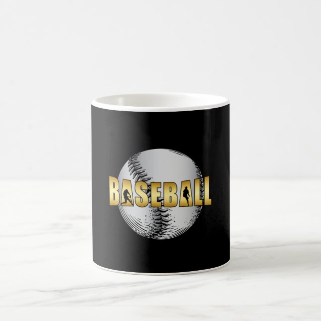 Catcher Baseball Bat Pitcher Sport Funny Geschenk Kaffeetasse (Mittel)