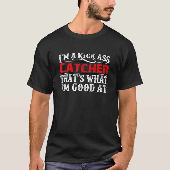 Catcher Baseball Softball T-Shirt (Vorderseite)