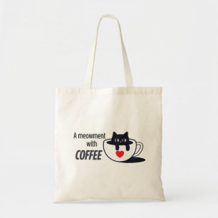 Catcher Coffee Vibes - Schlampe Cat Art Tragetasche