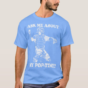 Catcher fangen Baseball Softball Time Defense Ca T-Shirt