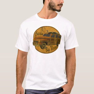 catchin große Wellen im woodie T-Shirt