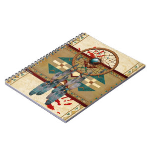 Catching Spirit Native American Notizblock