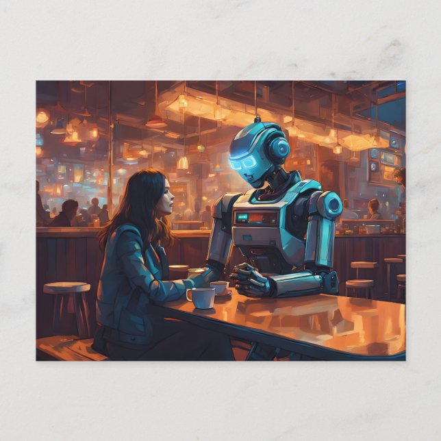 Catching Up with an Old Friend Postkarte (Vorderseite)