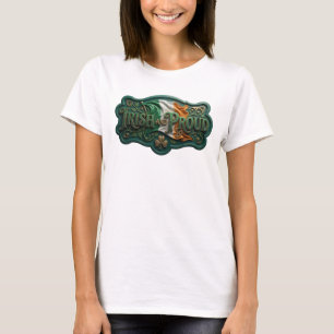Catchy Green IRISH AND STOLZ Benutzerdefiniertes T T-Shirt