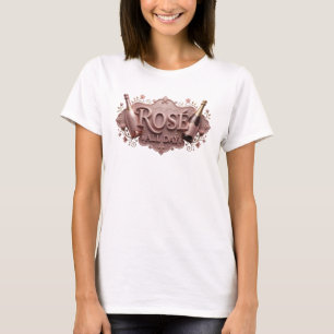 Catchy Pink ROS ALL DAY Custom T-Shirt