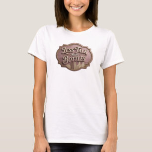 Catchy Pink WENIGER REDEN MEHR FLASCHEN Graphic Te T-Shirt