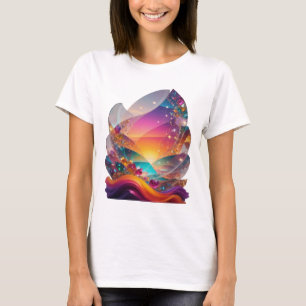 Catchy Silver UNIVERSE Statement T-Shirt