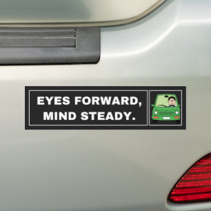 Catchy Wise Alert Driving Aufkleber Autoaufkleber