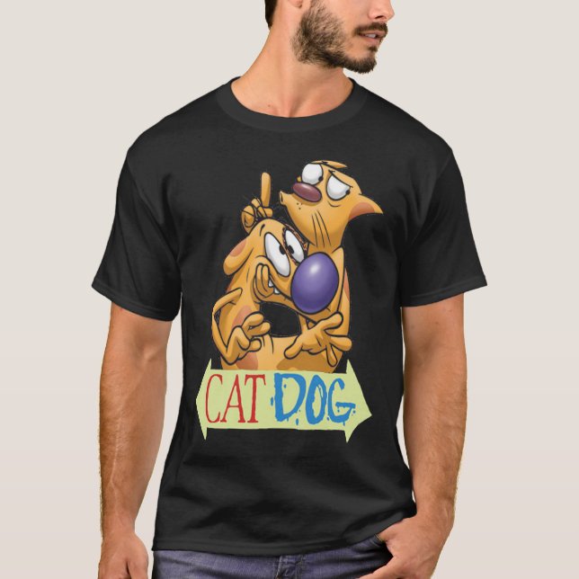 CatDog - Logo im Wesentlichen T-Shirt (Vorderseite)