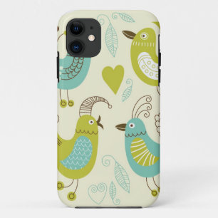 cate Cartoonvögel Case-Mate iPhone Hülle