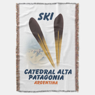 Catedral Alta Patagonia, Argentinien Skiposter Decke