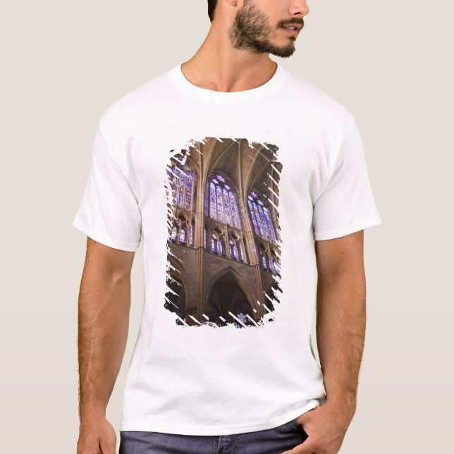 Catedral de Leon, Buntglasfenster T-Shirt (Vorderseite)