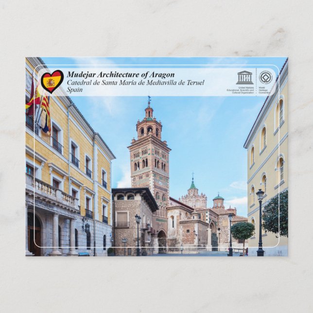 Catedral de Santa María de Mediavilla de Teruel Postkarte (Vorderseite)