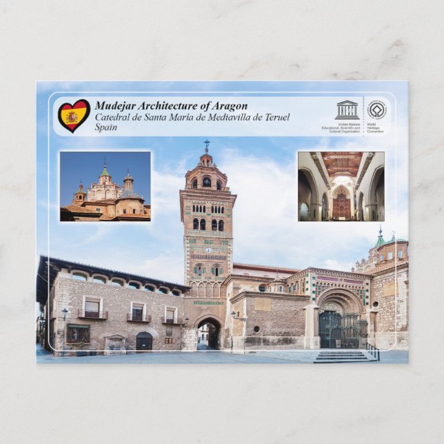 Catedral de Santa María de Mediavilla de Teruel Postkarte (Vorderseite)