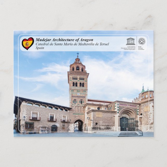 Catedral de Santa María de Mediavilla de Teruel Postkarte (Vorderseite)