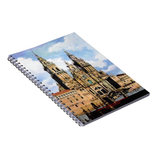 Catedral de Santiago de Compostela (A Coruña) Notizblock (Rechte Seite)