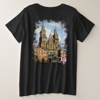 Catedral de Santiago de Compostela Große Größe T-Shirt