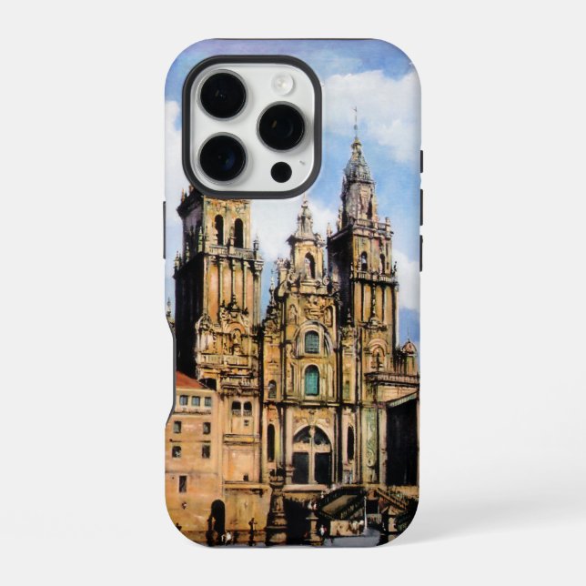 Catedral de Santiago de Compostela iPhone Hülle (Rückseite)
