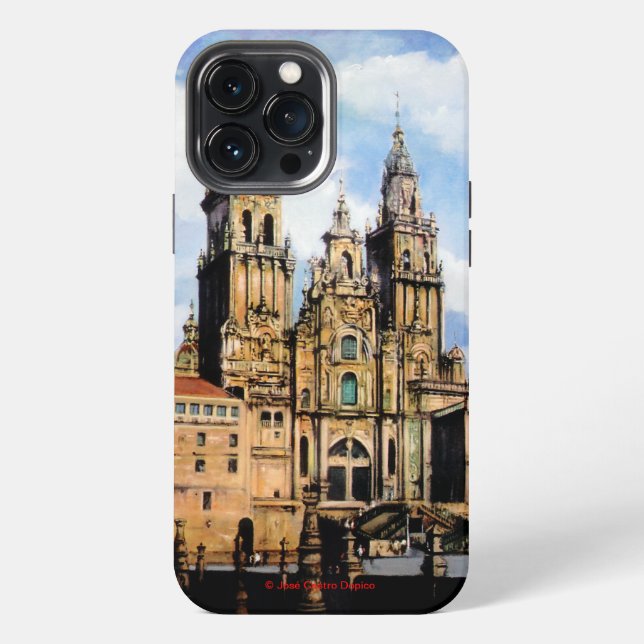 Catedral de Santiago de Compostela iPhone Hülle (Rückseite)