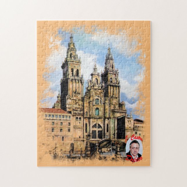 Catedral de Santiago de Compostela Puzzle (Vertikal)