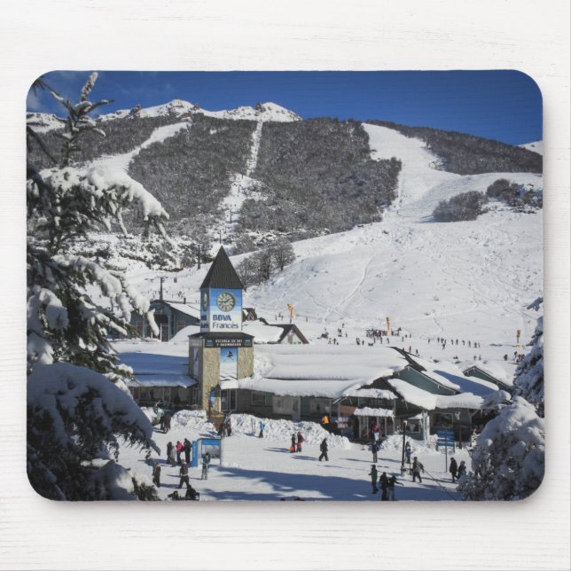 Catedral Skiort, Bariloche Argentinien Mousepad (Vorne)