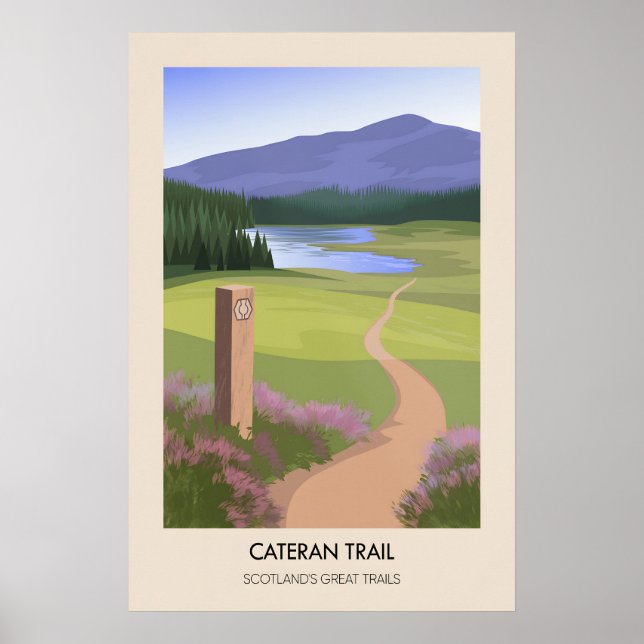 Cateran Trail Scotlands Great Trails Poster (Vorne)