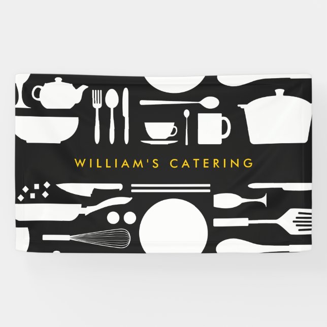 Catering-Banner für Kitchen Collage Banner (Horizontal)