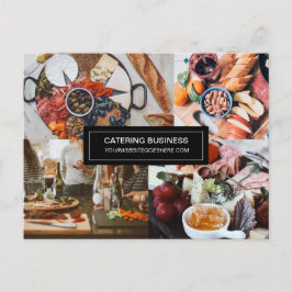 Catering Business Customizable Food Industry Postkarte