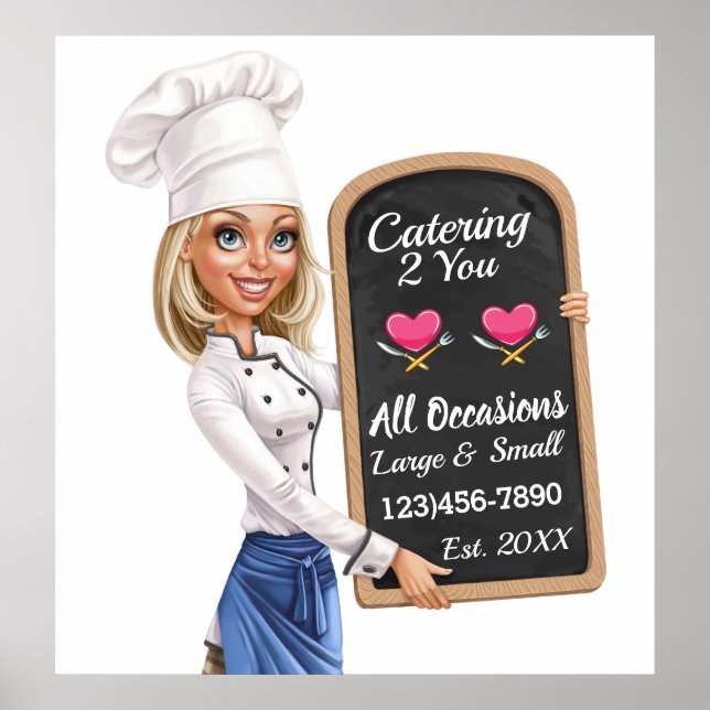Catering Business Poster (Vorne)
