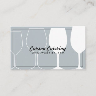 Catering Company Food Service Party Planer Visitenkarte